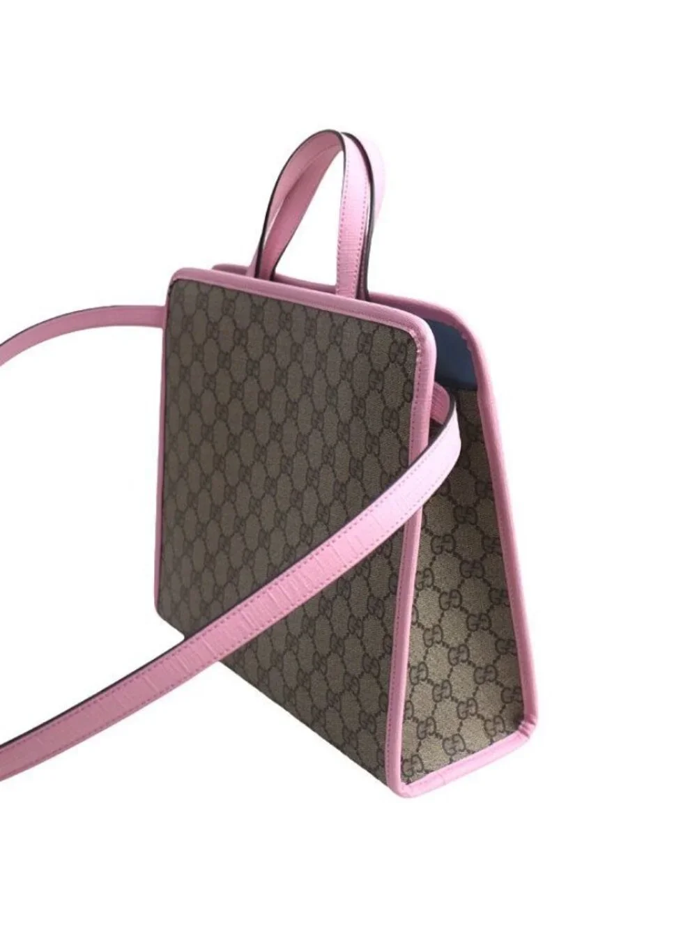 Gucci Higuchi Yuko Children's Tote 2-Way Shoulder Bag Beige Pink